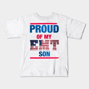 Proud Of My EMT Son - Emergency Medical Technician Kids T-Shirt